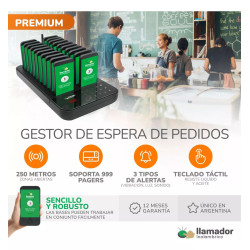 Llamadores Servicio Pager Gastronomia