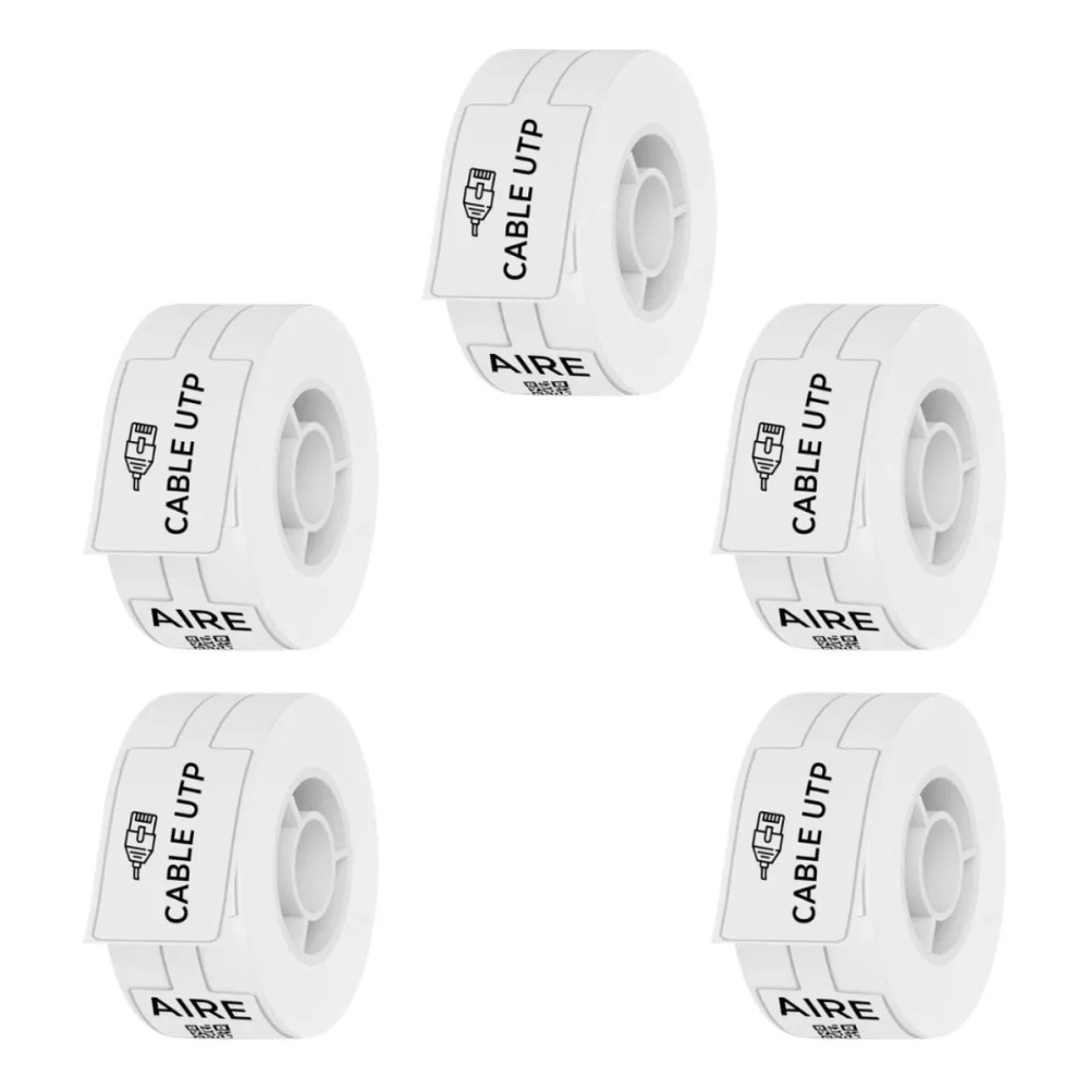 Etiquetas Rollos Rotuladora Termica 12x74mm Cable X5u