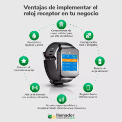 Reloj Smartwatch Para Llamadores De Mozo Premium