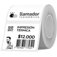 Etiquetas Rollo Rotuladora Impresora Termica 30x15mm