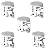 Etiquetas Rollo Rotuladora Impresora Termica 50x80mm X5u