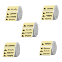 Etiquetas Rollo Rotuladora Impresora Termica 50x50mm X5u