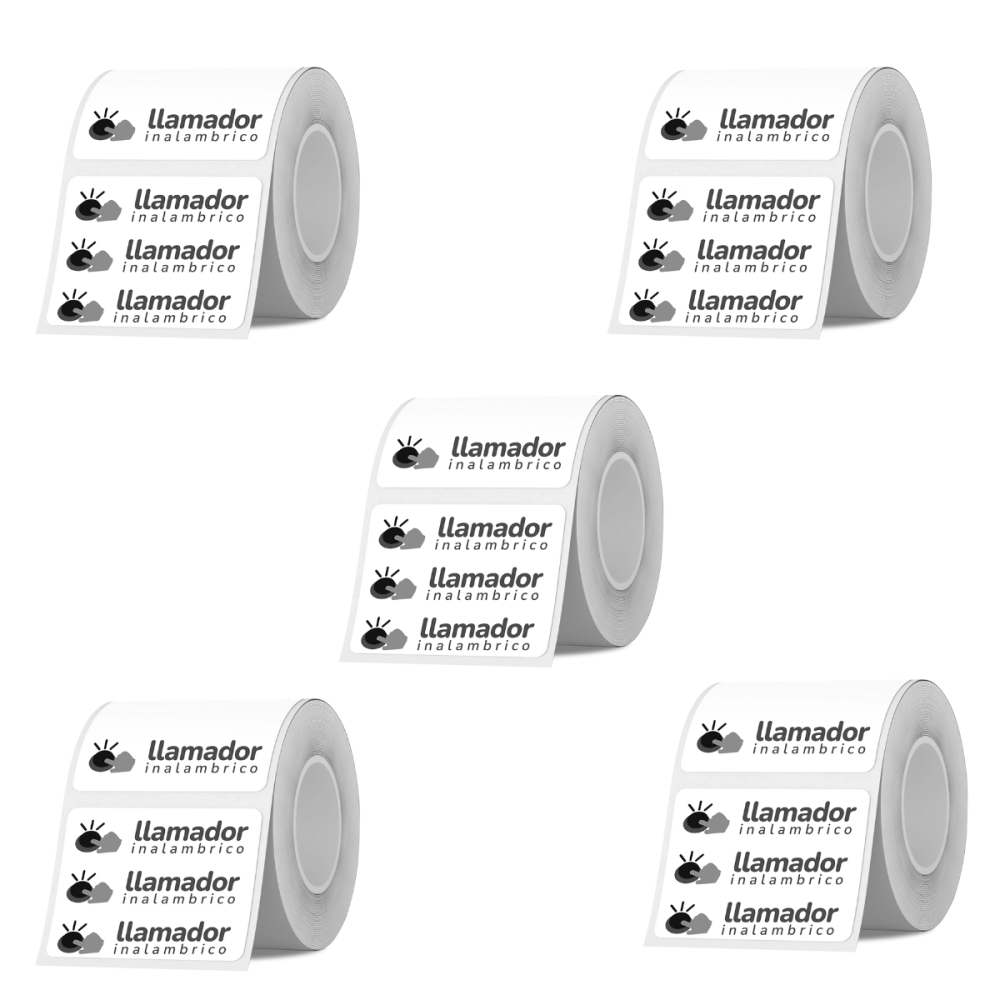 Etiquetas Rollo Rotuladora Impresora Termica 50x50mm X5u