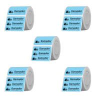 Etiquetas Rollo Rotuladora Impresora Termica 50x50mm X5u