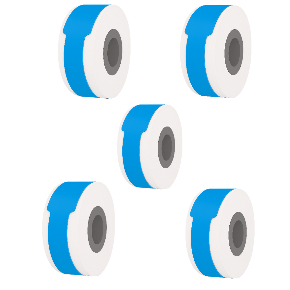 Rollo Etiquetas Joyeria Impresora Termica 30x25 45mm X5u