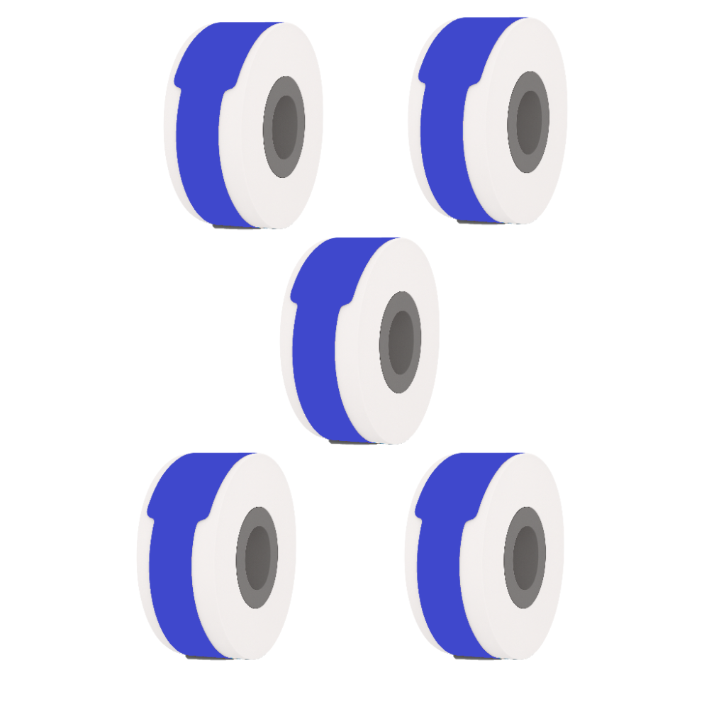 Rollo Etiquetas Joyeria Impresora Termica 30x25 45mm X5u
