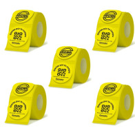 Rollo Etiquetas Redondas Rotuladora Térmica 50mm X5u