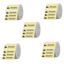 Etiquetas Rollo Rotuladora Impresora Termica 30x15mm X5u