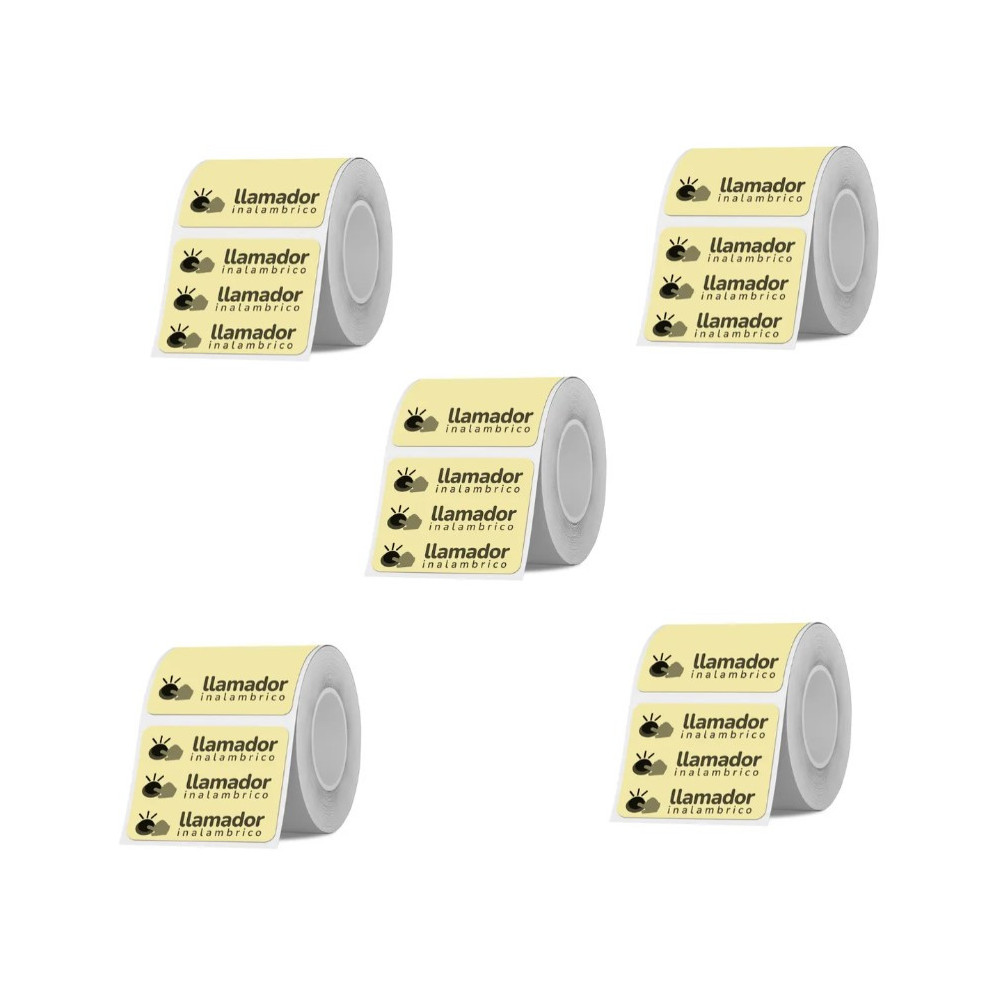 Etiquetas Rollo Rotuladora Impresora Termica 30x15mm X5u