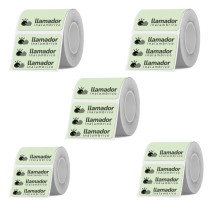 Etiquetas Rollo Rotuladora Impresora Termica 30x15mm X5u