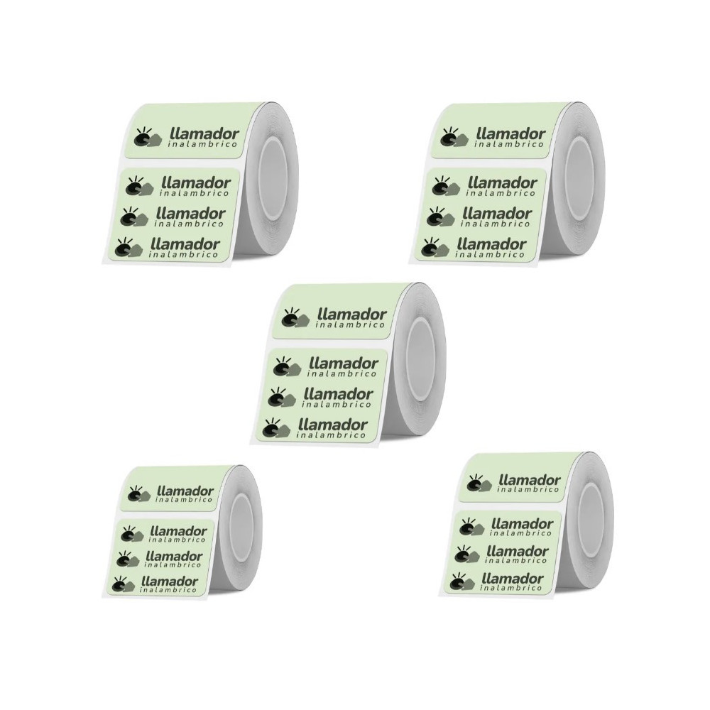Etiquetas Rollo Rotuladora Impresora Termica 30x15mm X5u