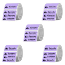 Etiquetas Rollo Rotuladora Impresora Termica 30x15mm X5u