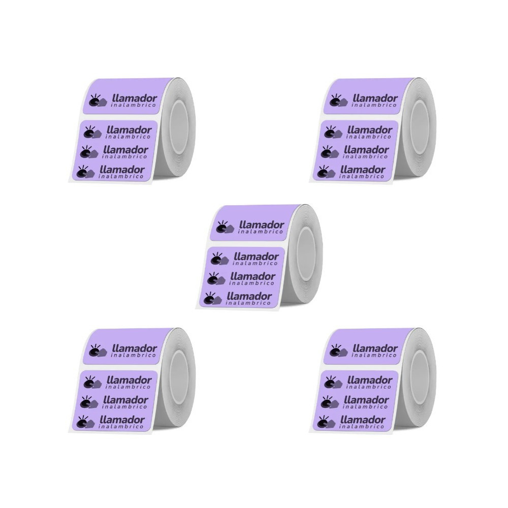Etiquetas Rollo Rotuladora Impresora Termica 30x15mm X5u