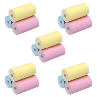 Rollo Adhesivo Color X15u Continuo Para Mini Impresora Gatito