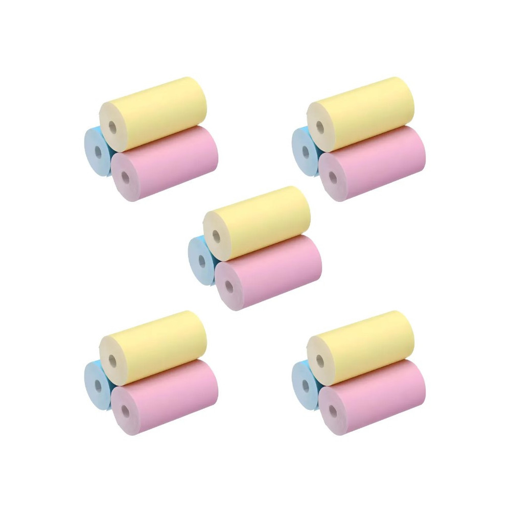 Rollo Adhesivo Color X15u Continuo Para Mini Impresora Gatito