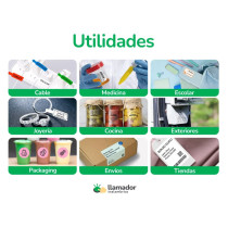 Etiquetas Rollo Rotuladora Impresora Termica 40x30mm X20u