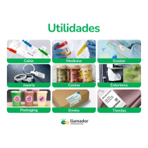Rollo Continuo Sin Adhesivo Impresora Termica 50mm X 10mt