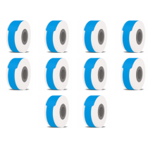 Etiquetas Rollo Rotuladora Termica 12x35mm Cable Colores x10u