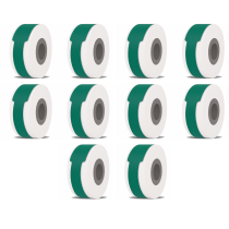 Etiquetas Rollo Rotuladora Termica 12x35mm Cable Colores x10u