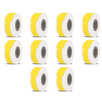 Etiquetas Rollo Rotuladora Termica 12x35mm Cable Colores x10u