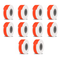 Etiquetas Rollo Rotuladora Termica 12x40mm Niimbot Colores x10u