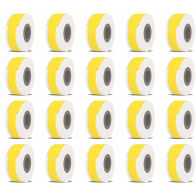 Etiquetas Rollo Rotuladora Termica 12x35mm Cable Color X20u