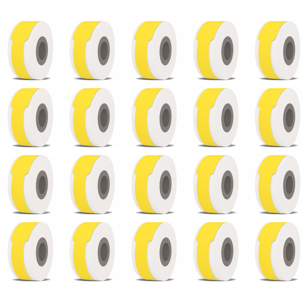 Etiquetas Rollo Rotuladora Termica 12x35mm Cable Color X20u