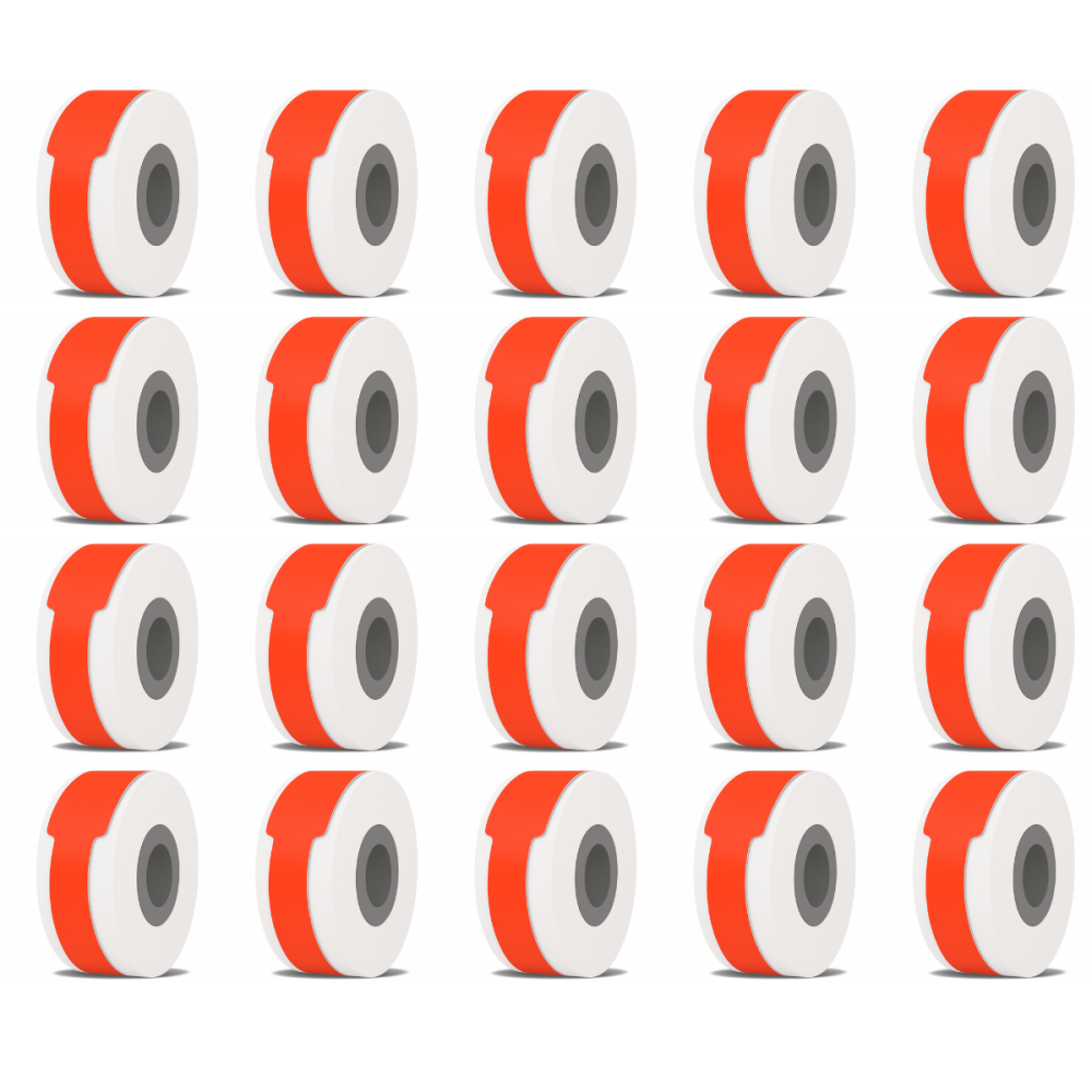 Etiquetas Rollo Rotuladora Termica 12x35mm Cable Color X20u