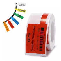 Etiquetas Rollo Rotuladora Termica 12x35mm Cable Color X20u