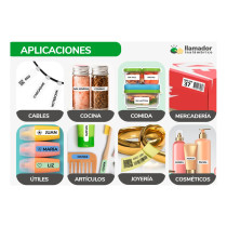 Rollo Etiquetas Para Rotuladora 15x50mm Termica Niimbot X20u