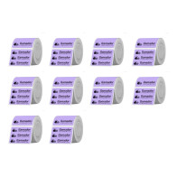 Etiquetas Rotuladora Impresora Termica 30x15mm Colores X10u