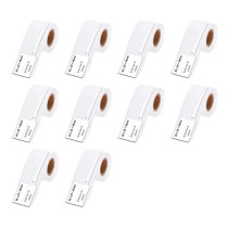 Rollo Etiquetas Joyeria Impresora Termica Colores 30x25 45mm X10u