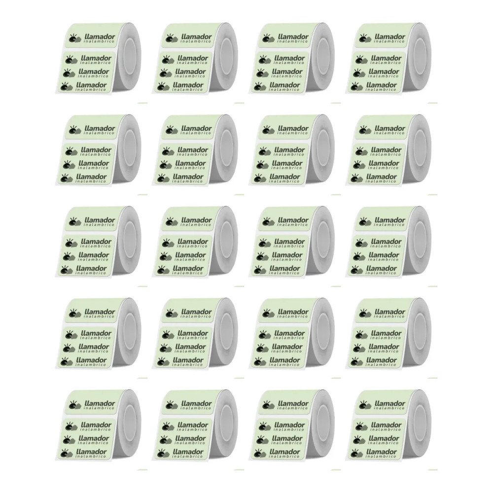 Etiquetas Rollo Rotuladora Impresora Termica Colores 50x50mm X20u