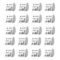 Etiquetas Rollo Rotuladora 50x50 Transparente X20u