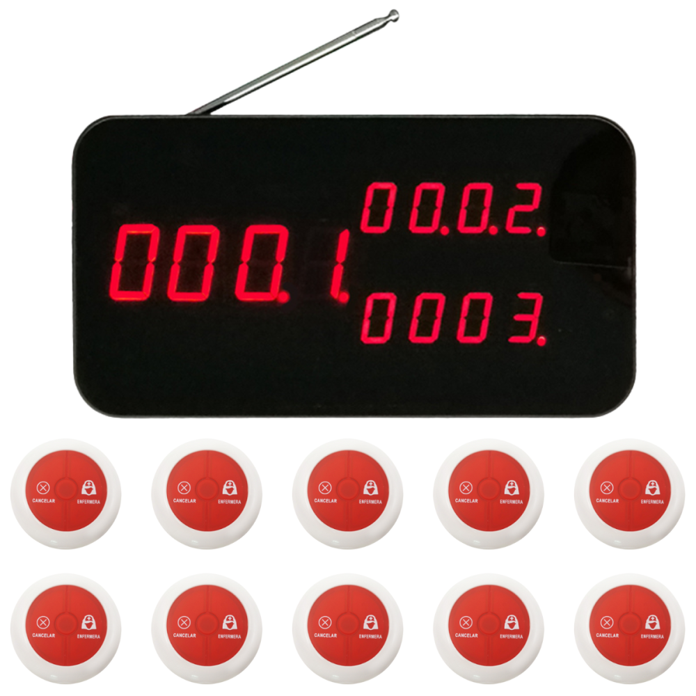 Llamadores De Enfermeria Para Geriatricos Y Residencias X 10