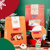 Rollo 14x50mm Blanco Con Iconos Navideños Niimbot X5u