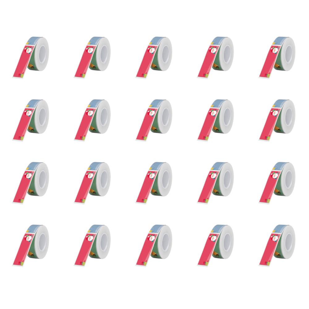 Rollo 14x50mm Blanco Con Iconos Navideños Niimbot X20u