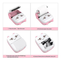 Papel Autoadhesivo 57mm X 3m para Mini Impresora x10u