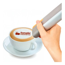 Tinta Comestible Rojo Para Impresora De Café Portátil