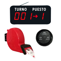 Sistema Turno Puesto Display Digital + Expendedor De Numeros