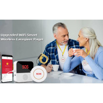 Botón Sos Llamador Inalambrico Wifi Timbre Alarma