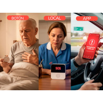 Botón Sos Llamador Inalambrico Wifi Timbre Alarma