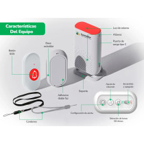 Base Rastreador Y Alarma De Ayuda Abuelos Sos Premium