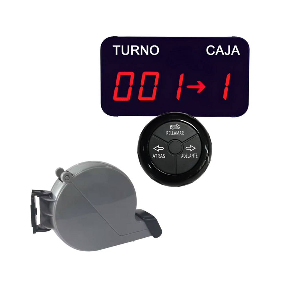 Turnero Digital Inalámbrico + Expendedor De Numero Dispenser
