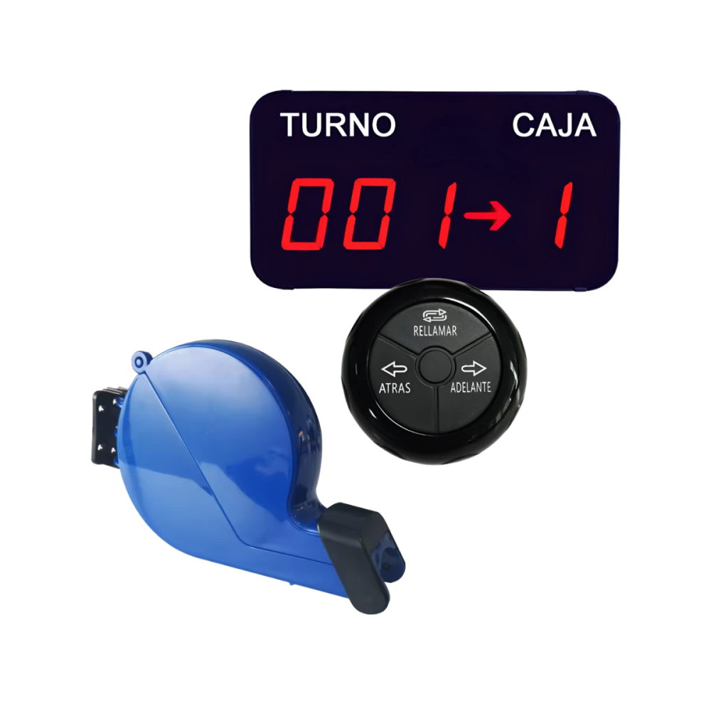 Turnero Digital Inalámbrico + Expendedor De Numero Dispenser