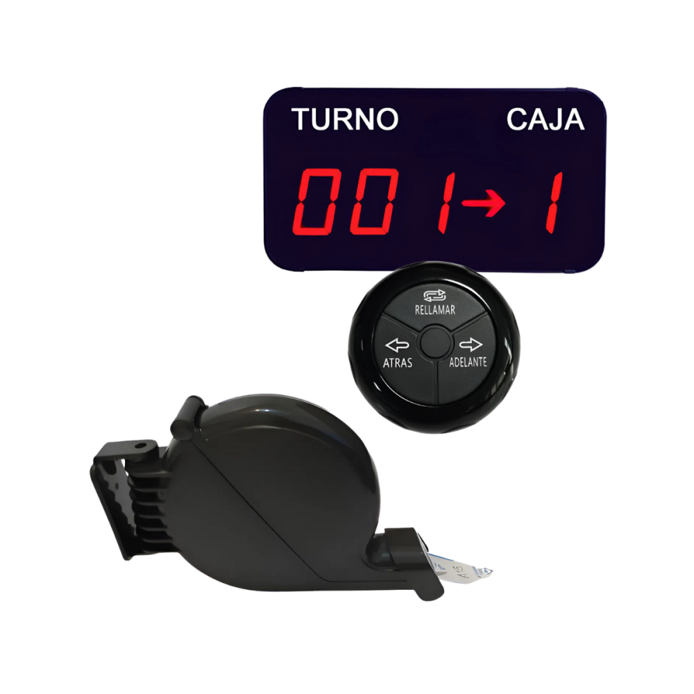 Turnero Digital Inalámbrico + Expendedor De Numero Dispenser