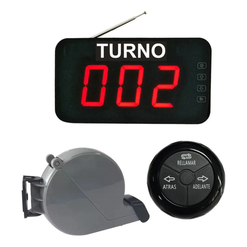 Sistema De Turnos Display Digital + Expendedor De Numeros