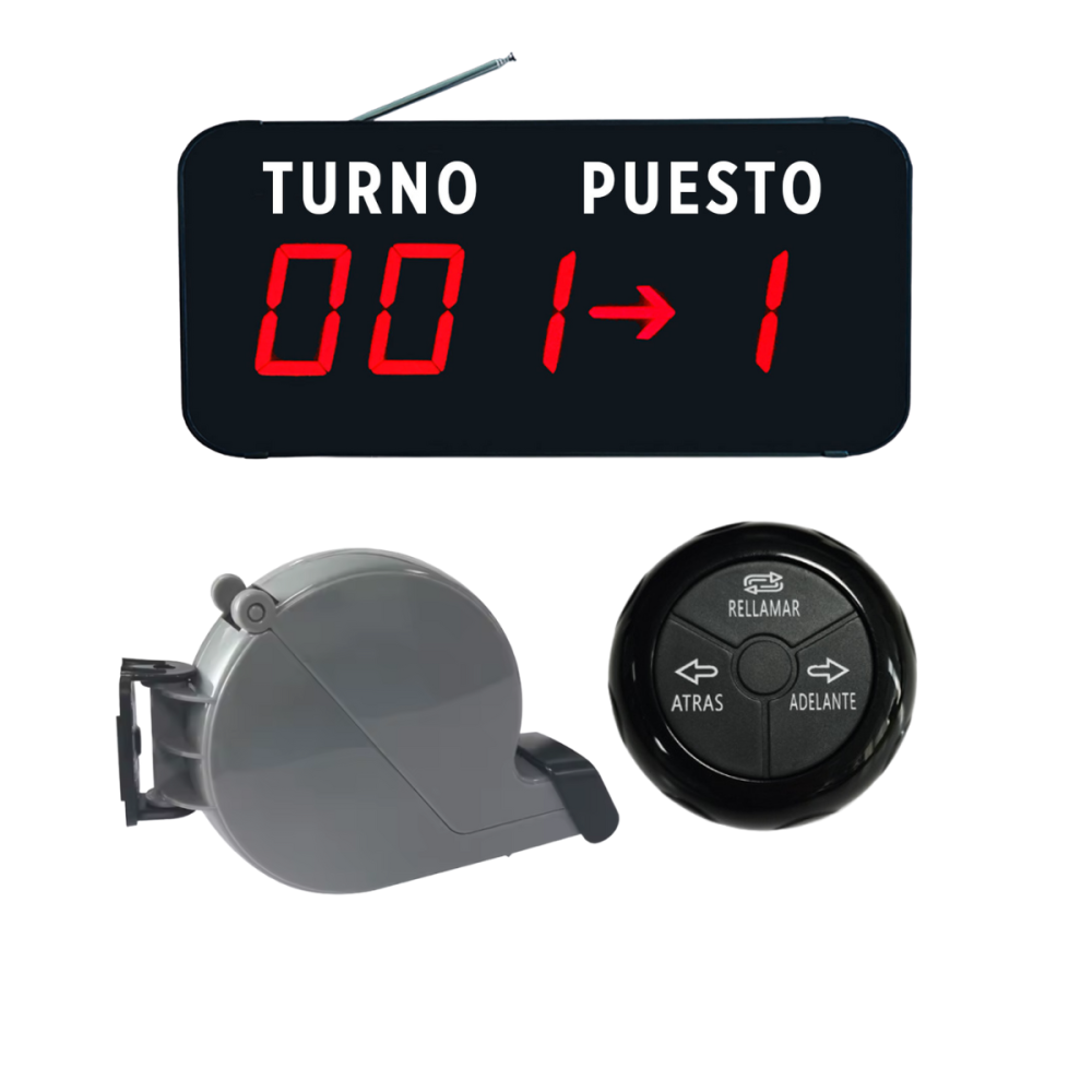 Sistema Turno Puesto Display Digital + Expendedor De Numeros