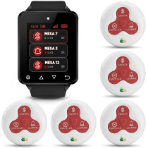 5 Llamadores Spa O Salas De Juego + Reloj Receptor Premium