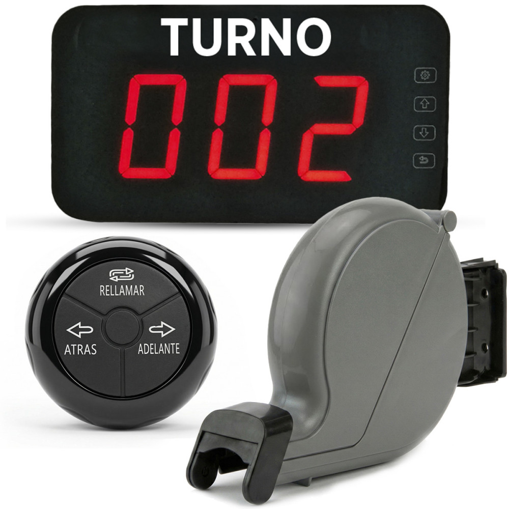 Sistema De Turnos Display Digital + Expendedor De Numeros